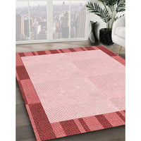 Patterned Red Rug, pat967rd