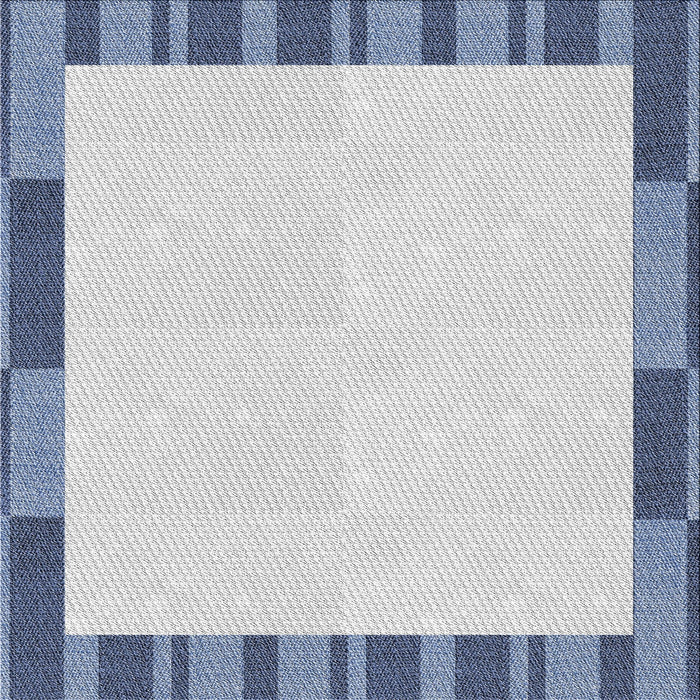 Sideview of Machine Washable Transitional Water Blue Rug, wshpat967