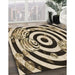 Patterned Bakers Brown Rug in Family Room, pat968brn