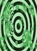 Machine Washable Transitional Deep Emerald Green Rug, wshpat968grn