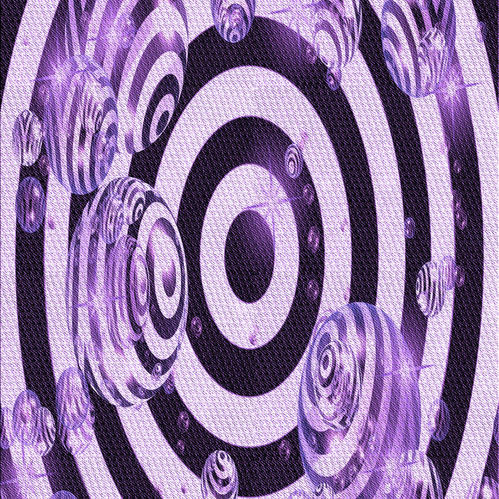 Patterned Purple Rug, pat968pur