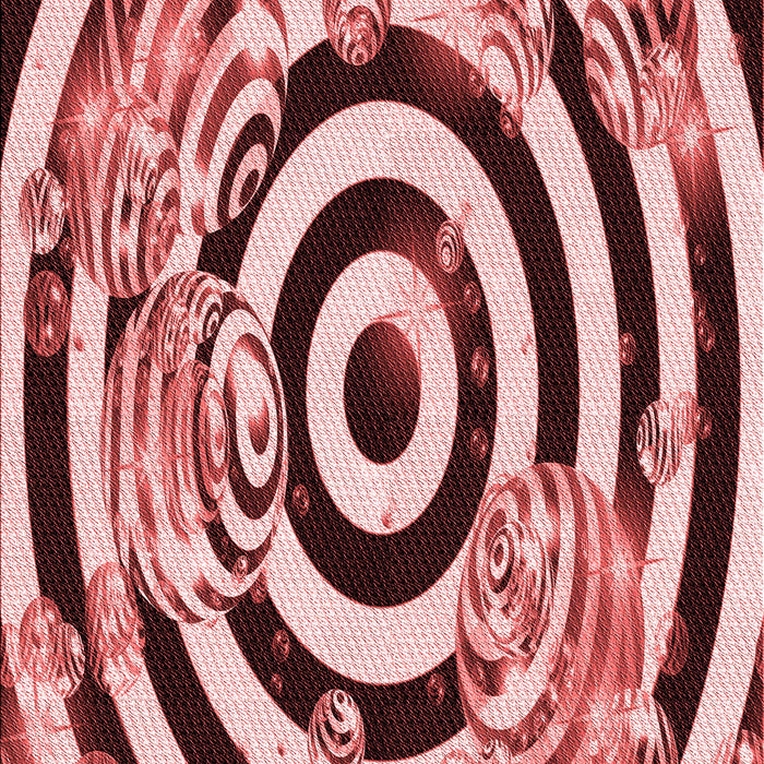 Patterned Pastel Pink Rug, pat968rd