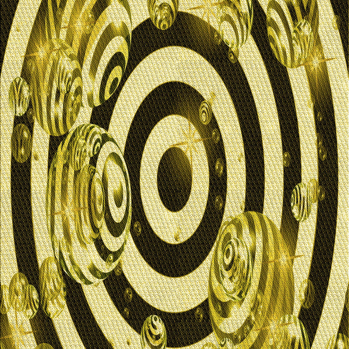 Patterned Bakers Brown Rug, pat968yw