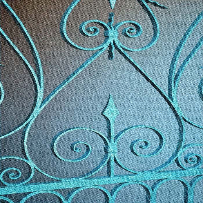 Round Machine Washable Transitional Green Rug, wshpat969lblu