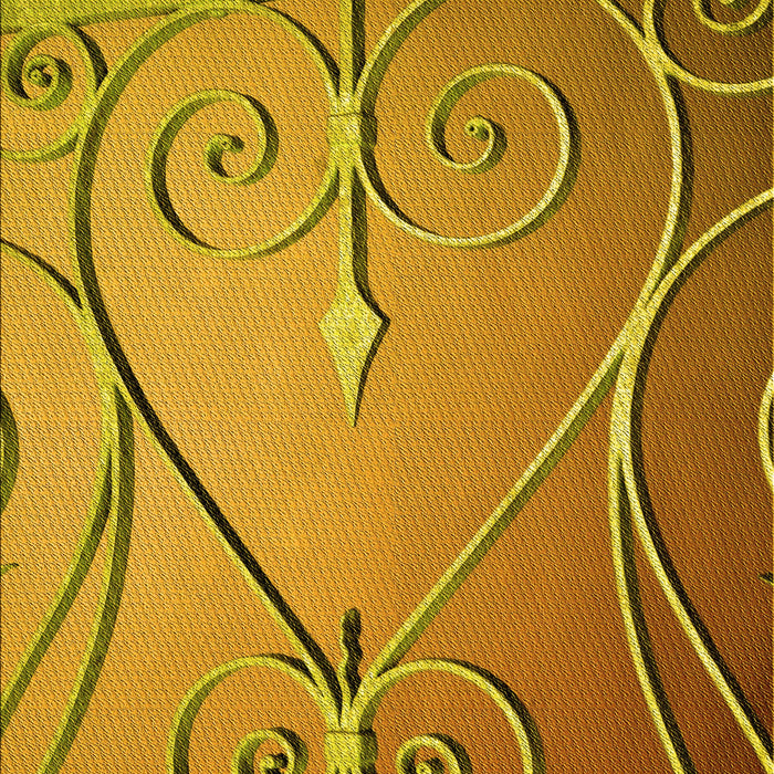 Round Patterned Mahogany Brown Rug in a Office, pat969yw