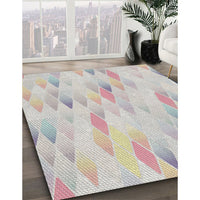 Patterned Pink Novelty Rug, pat96