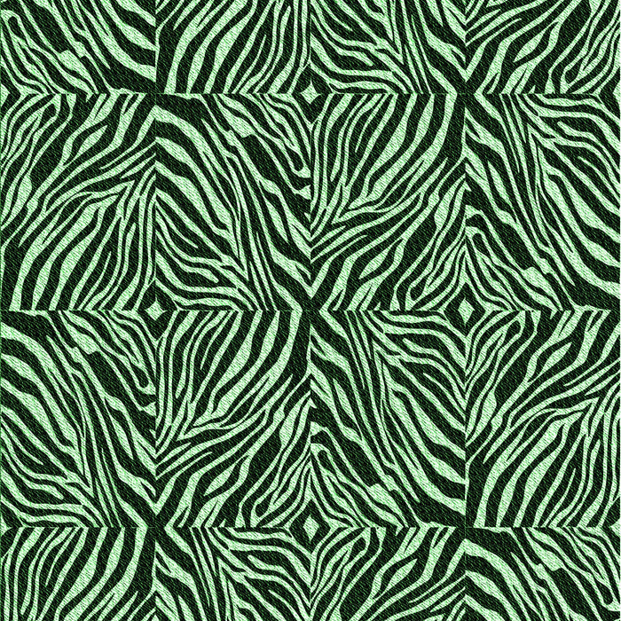 Patterned Black Rug, pat970grn