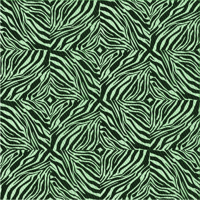 Round Machine Washable Transitional Black Rug, wshpat970grn