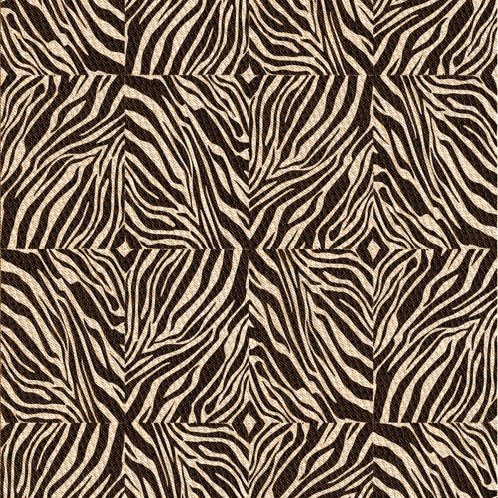 Patterned Black Brown Rug, pat970org