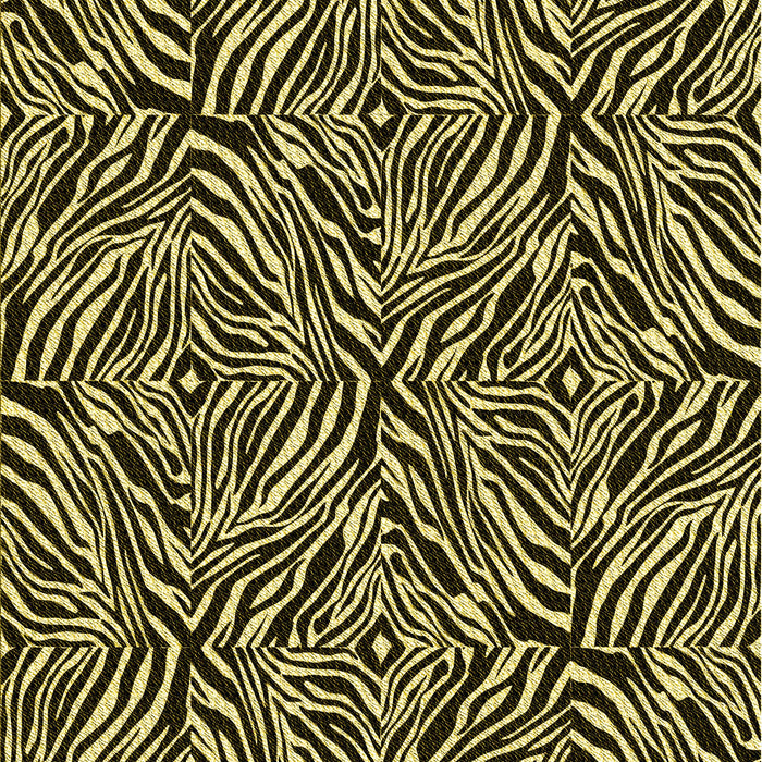 Patterned Metallic Gold Rug, pat970yw