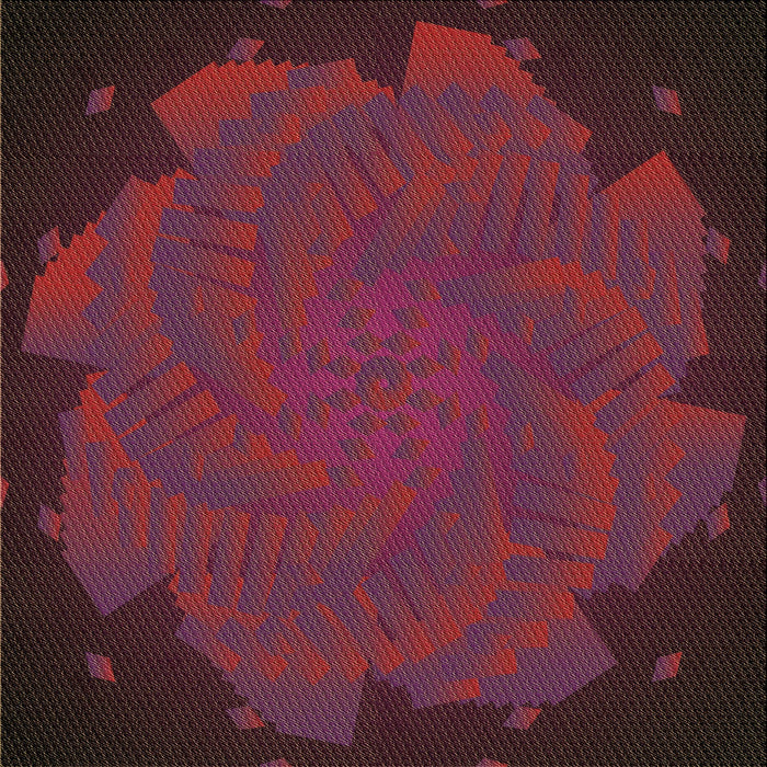 Round Patterned Burgundy Red Rug, pat971brn