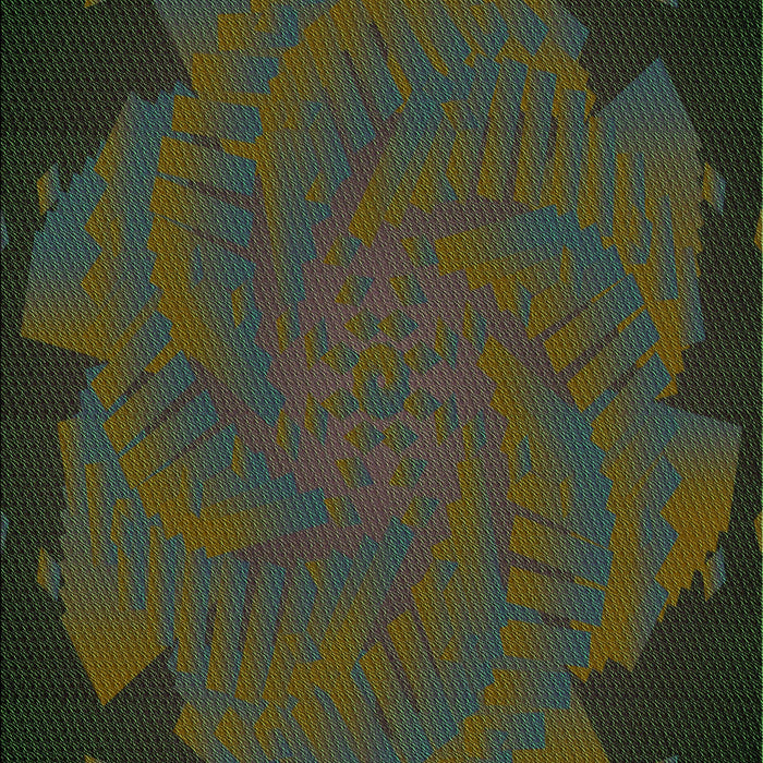 Patterned Midnight Gray Rug, pat971grn