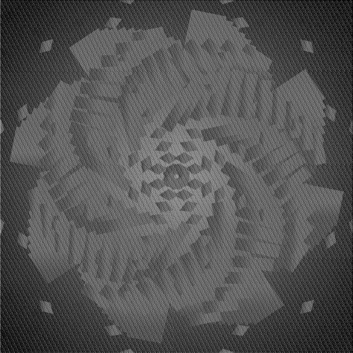 Round Patterned Gray Brown Rug, pat971gry