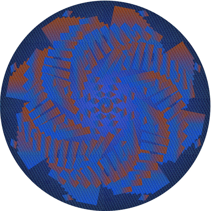 Square Machine Washable Transitional Blue Rug in a Living Room, wshpat971lblu