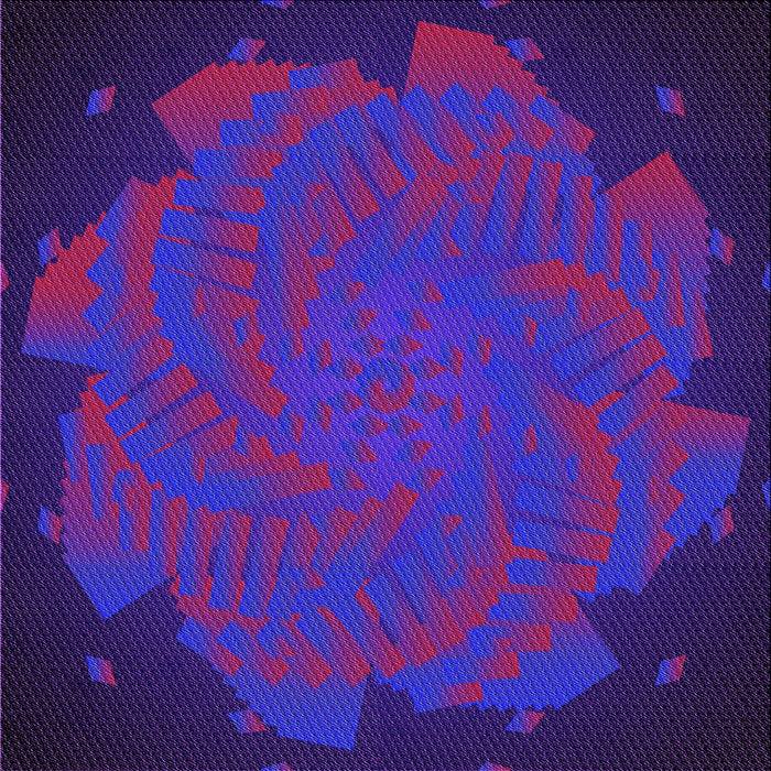 Round Patterned Amethyst Purple Rug, pat971pur