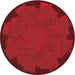Square Machine Washable Transitional Crimson Red Rug in a Living Room, wshpat971rd