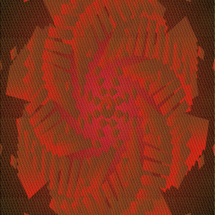 Patterned Mahogany Brown Rug, pat971yw