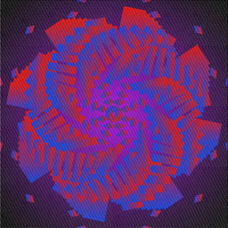 Sideview of Machine Washable Transitional Purple Violet Purple Rug, wshpat971