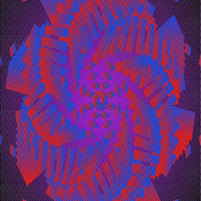 Patterned Purple Violet Purple Novelty Rug, pat971