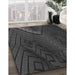 Machine Washable Transitional Charcoal Black Rug in a Family Room, wshpat972gry