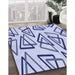 Machine Washable Transitional Blue Rug in a Family Room, wshpat973blu