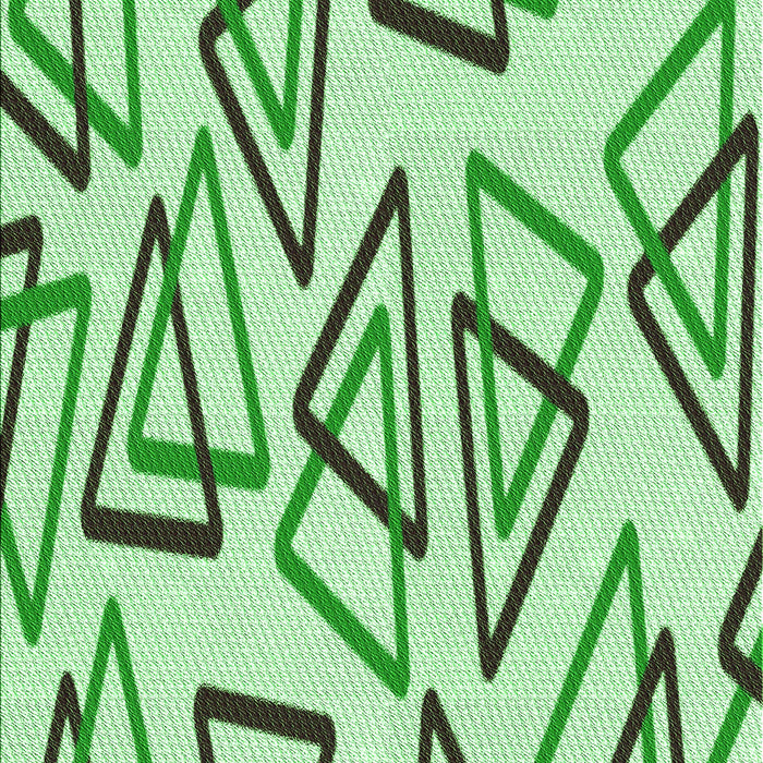 Patterned Green Rug, pat973grn