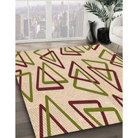 Patterned Golden Blonde Gold Rug, pat973org