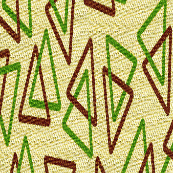 Patterned Dark Golden Brown Rug, pat973yw