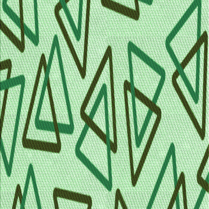 Patterned Green Rug, pat974grn