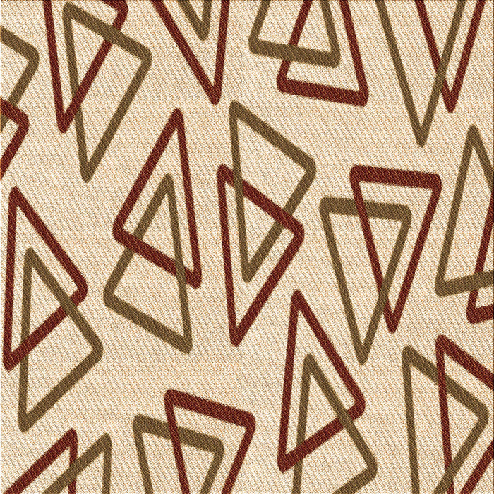 Round Patterned Golden Blonde Gold Rug, pat974org