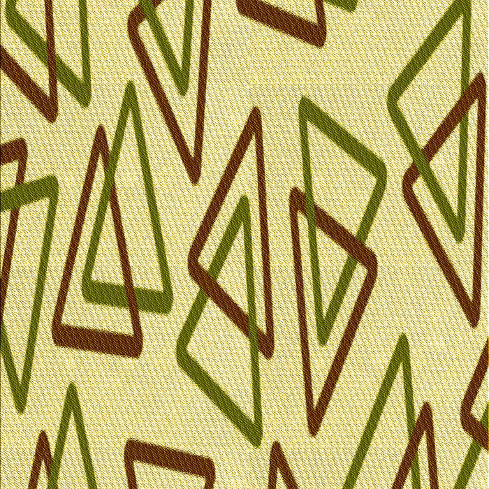 Patterned Dark Golden Brown Rug, pat974yw