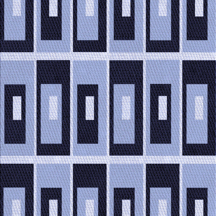 Machine Washable Transitional Blue Rug, wshpat975blu