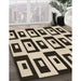 Machine Washable Transitional Chocolate Brown Rug in a Family Room, wshpat976brn