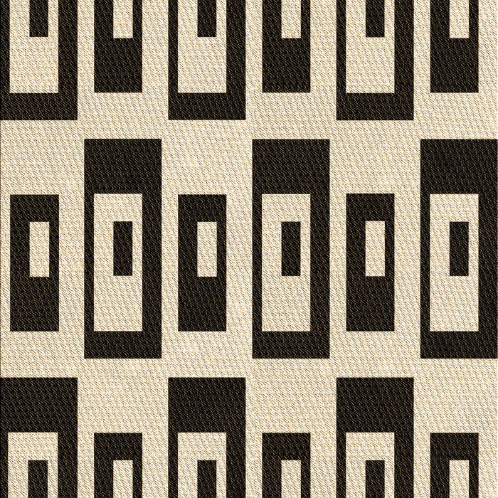 Patterned Milk Chocolate Brown Rug, pat976brn