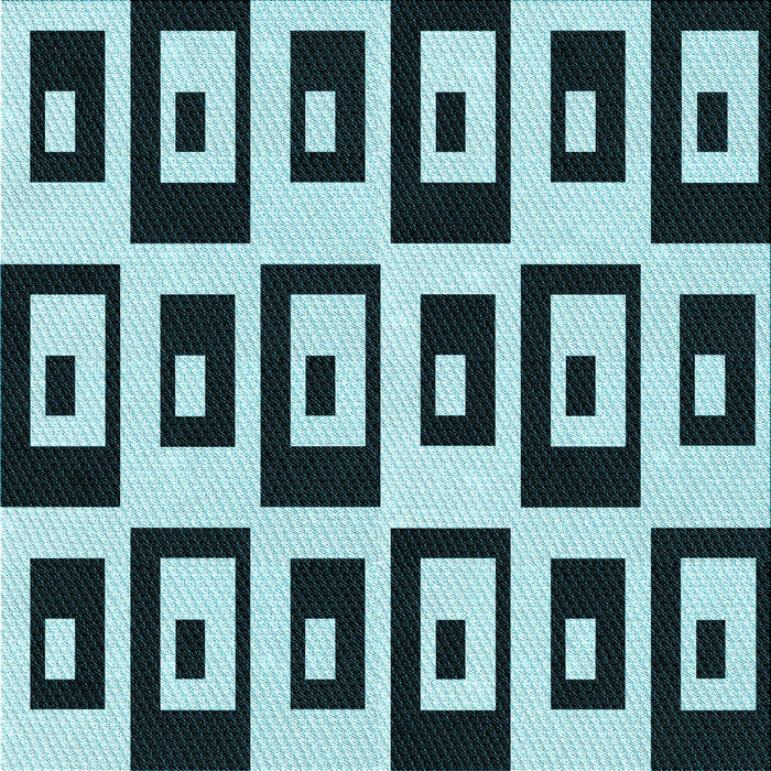 Round Machine Washable Transitional Deep-Sea Blue Rug, wshpat976lblu