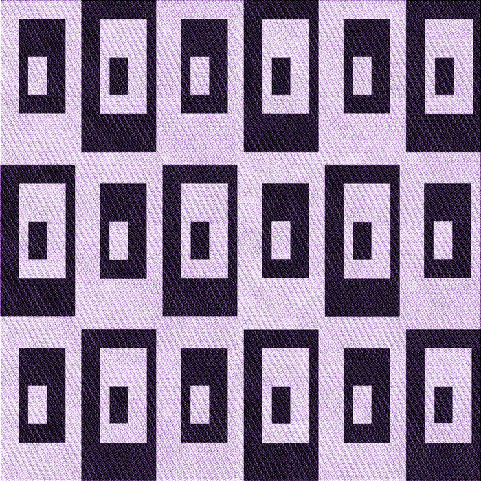 Round Patterned Blossom Pink Rug, pat976pur