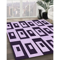 Patterned Blossom Pink Rug, pat976pur