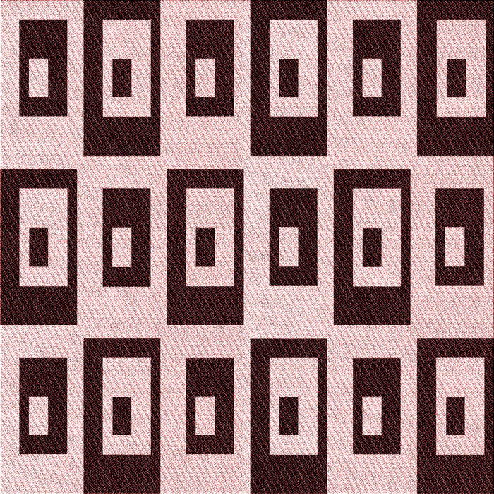 Round Machine Washable Transitional Deep Rose Pink Rug, wshpat976rd