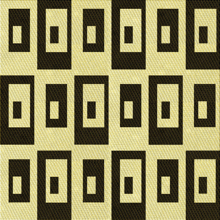 Round Patterned Milk Chocolate Brown Rug, pat976yw