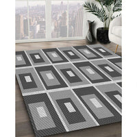 Patterned Cloud Gray Rug, pat977gry