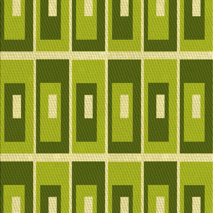 Patterned Green Rug, pat977yw