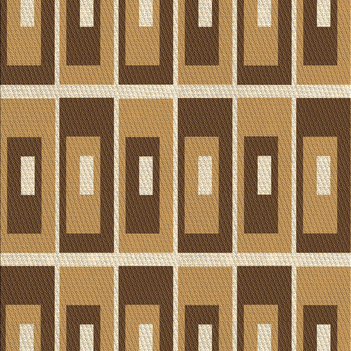 Patterned Saddle Brown Rug, pat978brn