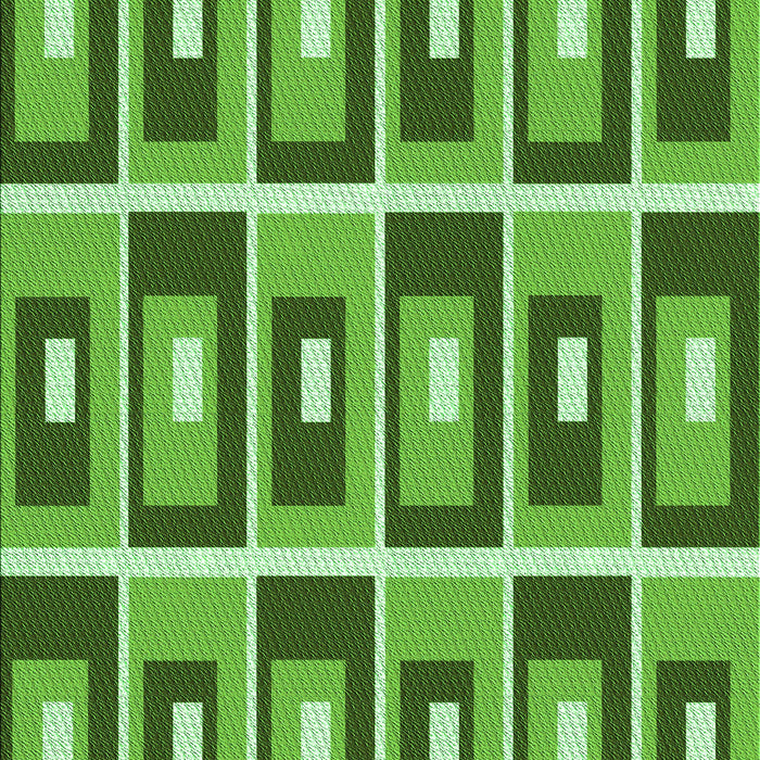 Patterned Green Rug, pat978grn
