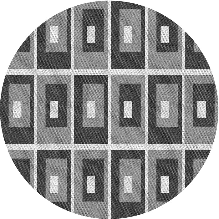 Square Machine Washable Transitional Dark Gray Rug in a Living Room, wshpat978gry