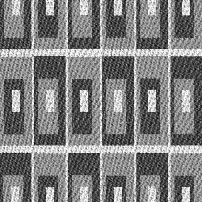 Patterned Dark Gray Rug, pat978gry