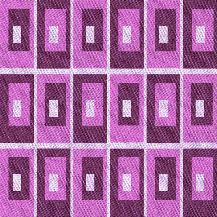 Round Patterned Violet Purple Rug, pat978pur