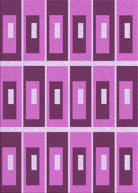 Machine Washable Transitional Violet Purple Rug, wshpat978pur