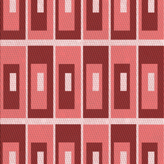 Patterned Red Rug, pat978rd