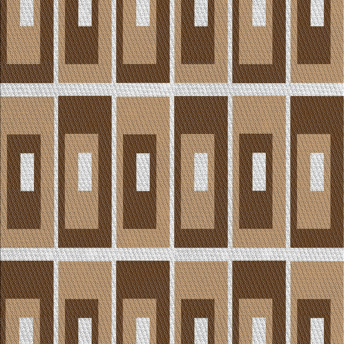Patterned Brown Novelty Rug, pat978