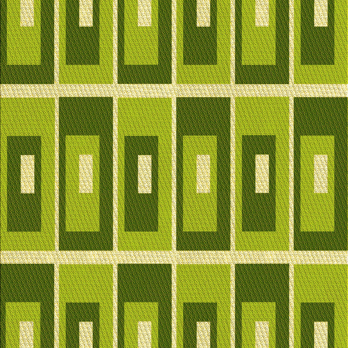 Patterned Green Rug, pat979yw